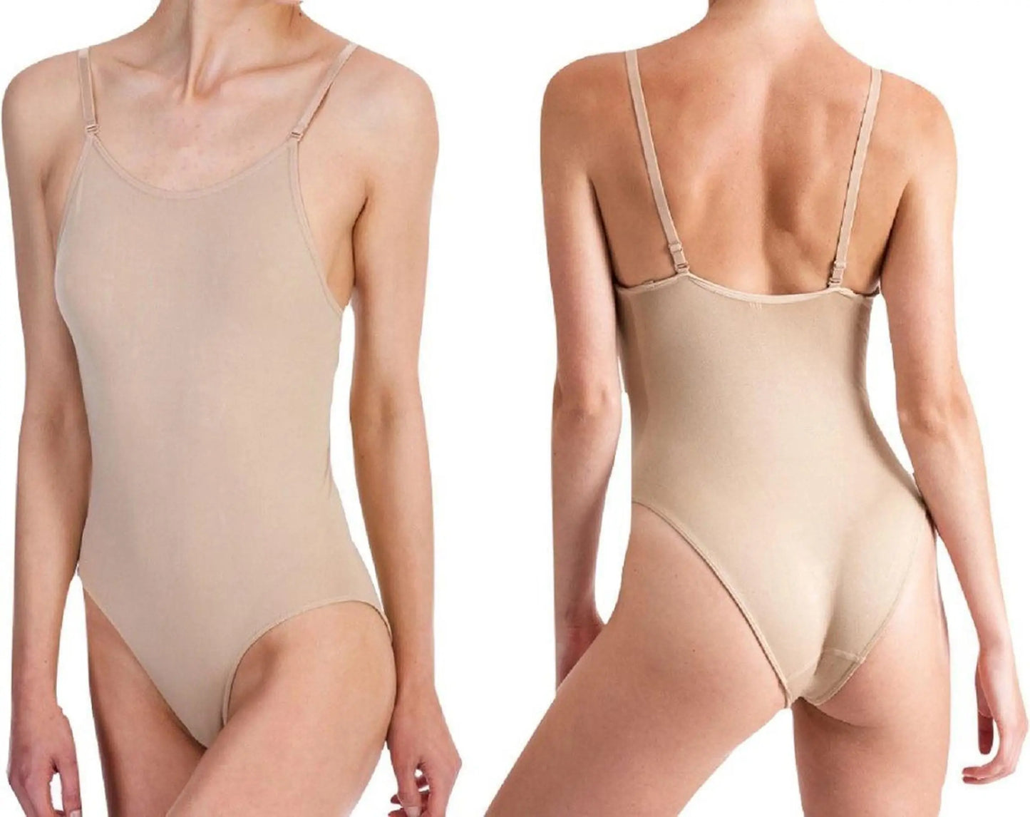 Sottobody Danza Classica - Body intimo donna nude carne Ballerina Ballo Saggio - Punto Fitness Potenza