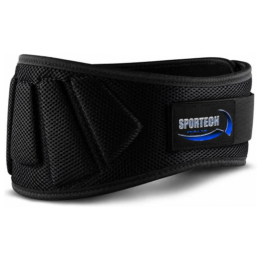 Sportech Italia - Cintura sollevamento pesi ergonomica Palestra Body Building pesistica Powerlifting | Punto Fitness Potenza