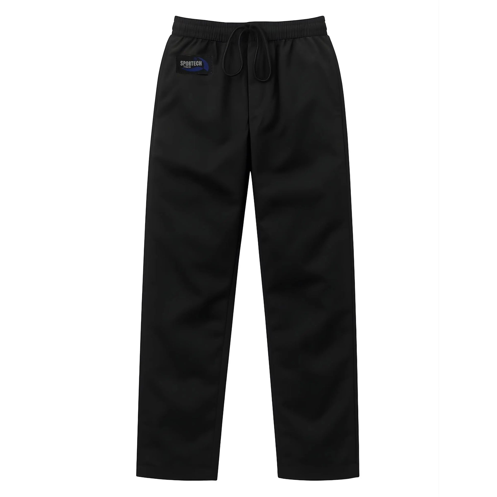Sportech Pantaloni Cotone Arti Marziali Karate KungFu Wushu JuJitsu Judo Tai Chi colore nero - Punto Fitness Potenza