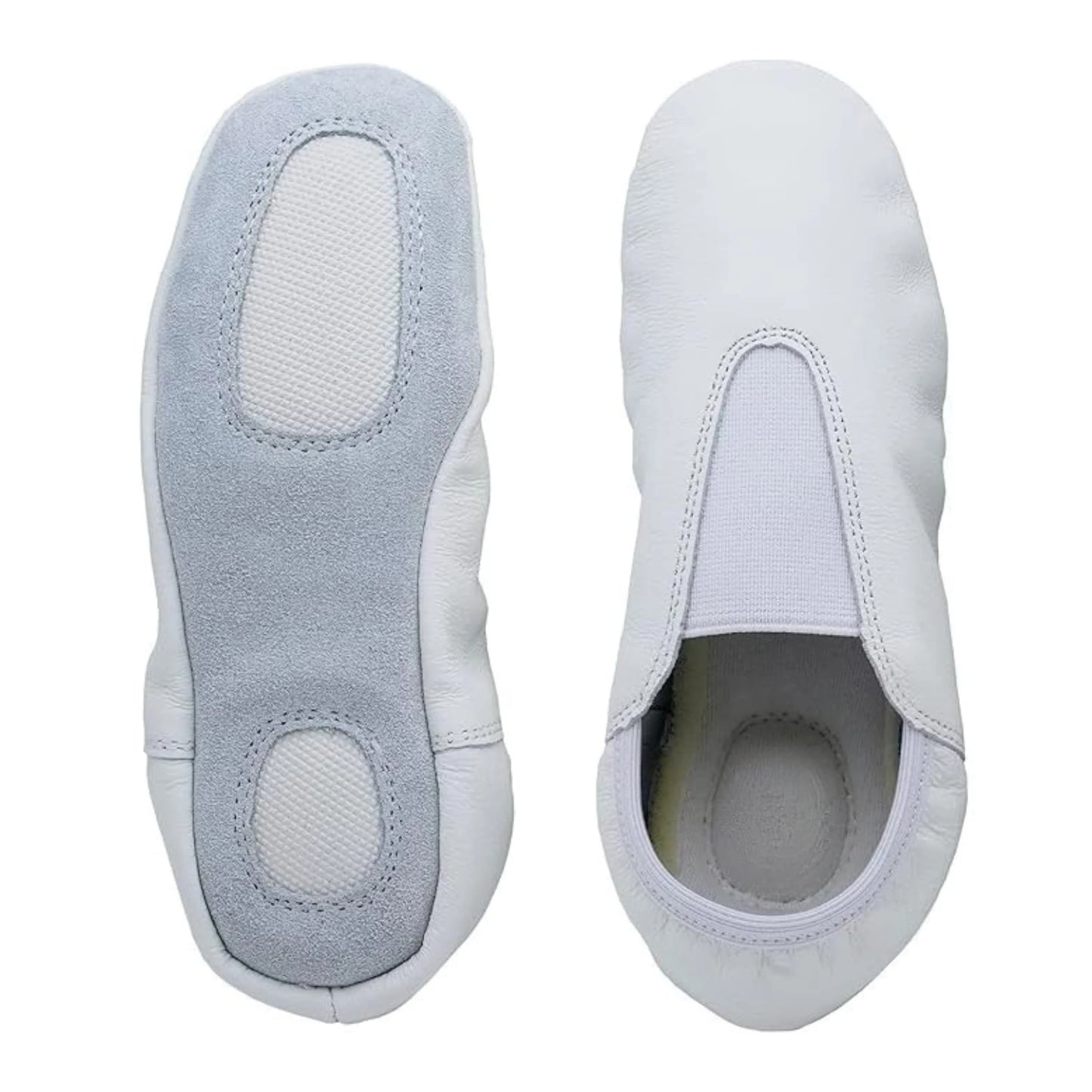 Scarpe Ritmiche Ginnastica Artistica Karate Tai Chi Ballo Danza Yoga colore bianco - Punto Fitness Potenza
