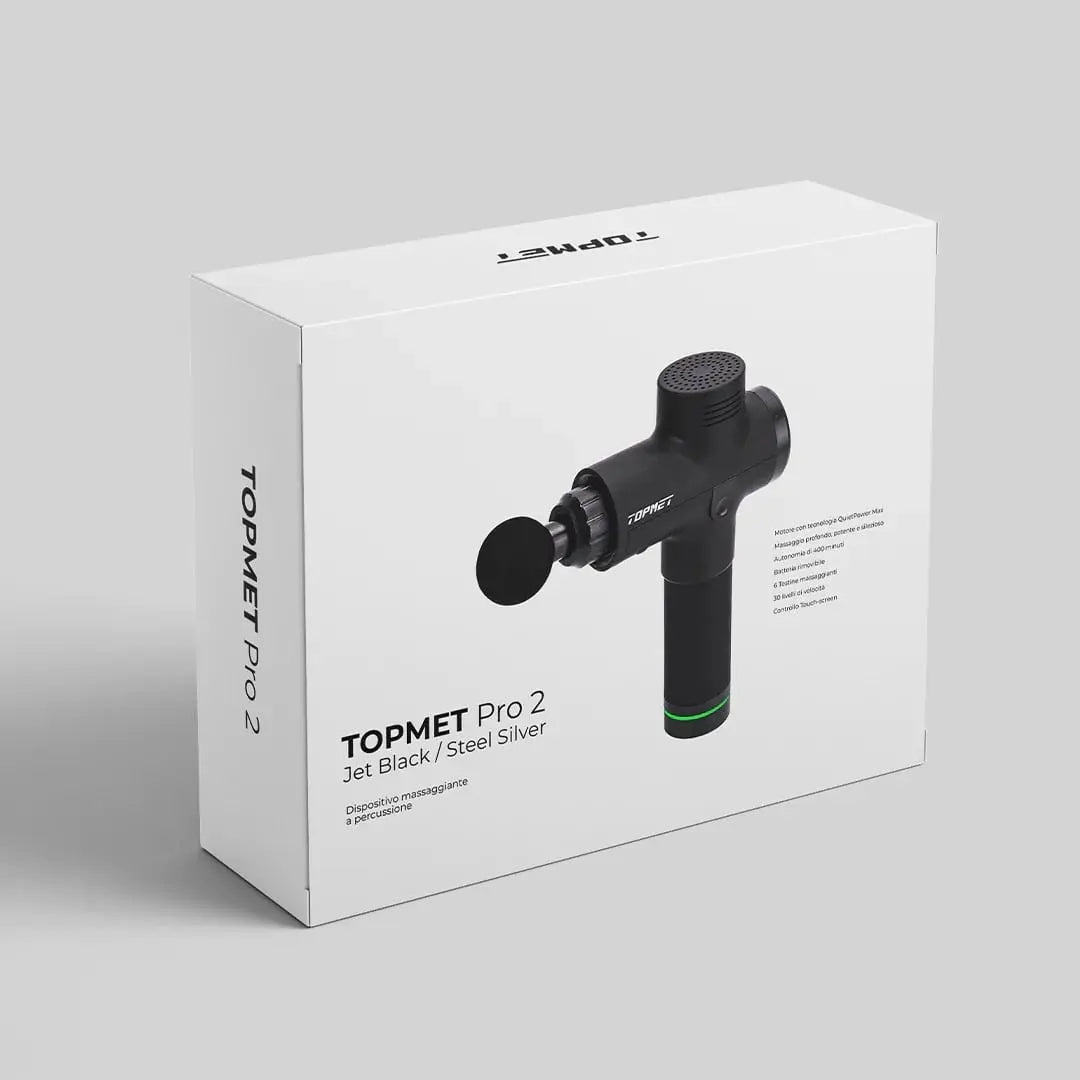 Topmet Pro 2 pistola massaggio muscolare - Punto Fitness Potenza Palestra