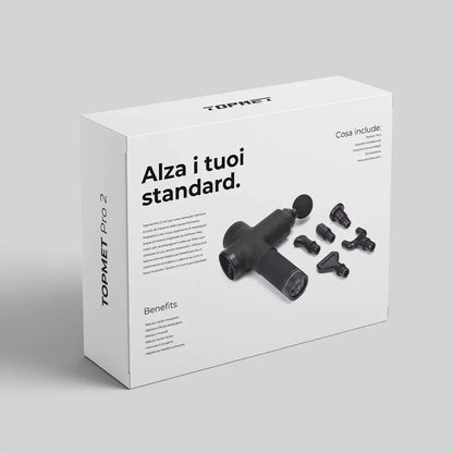 Topmet Pro 2 pistola massaggio muscolare - Punto Fitness Potenza Palestra