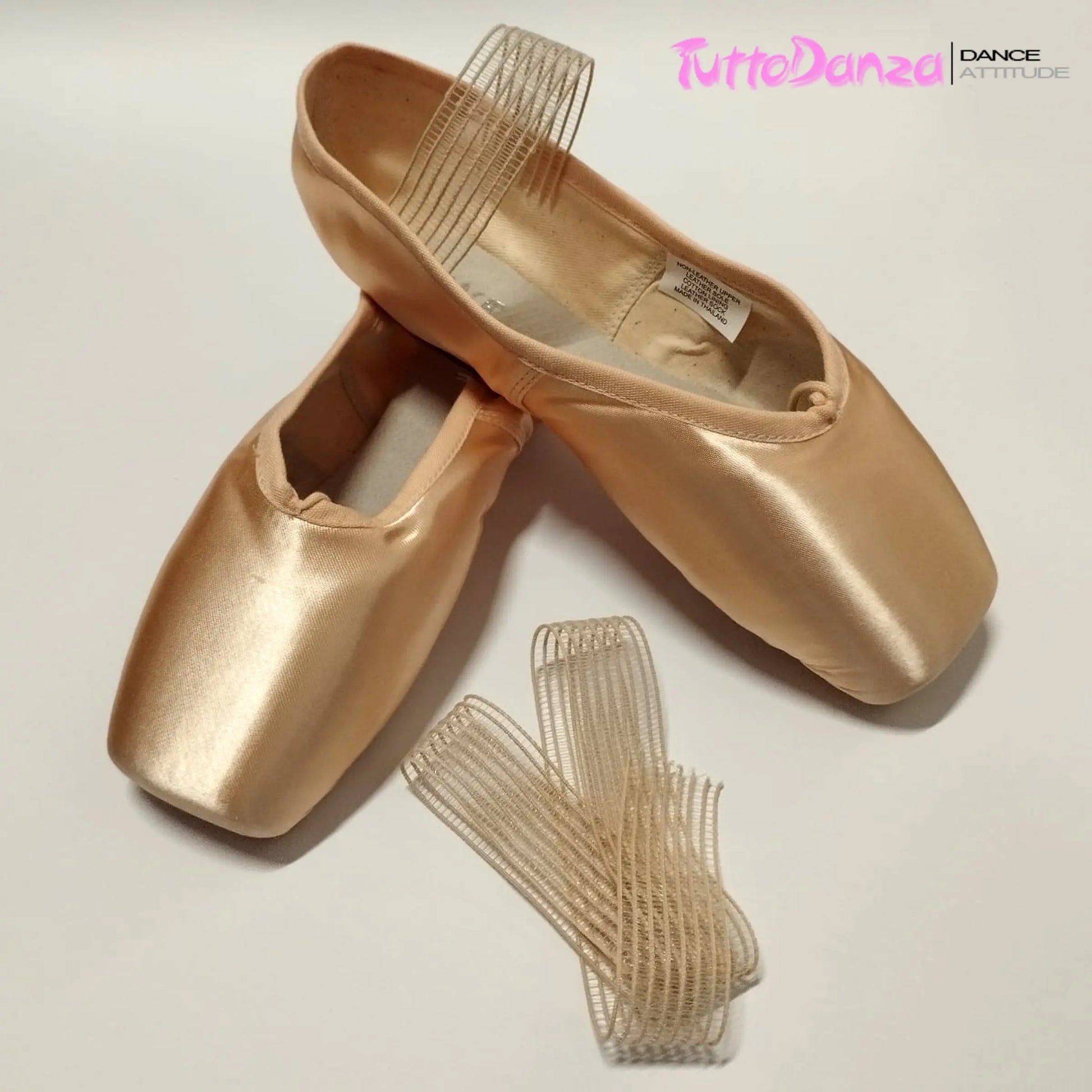 TuttoDanza - Nastro elasticizzato trasparente pretagliato per punte Danza Classica - Punto Fitness Potenza