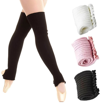 TuttoDanza - Scaldamuscoli Ballerine Danza Classica calzerotti Warmup Ballo colore nero misura 65cm | Punto Fitness Potenza