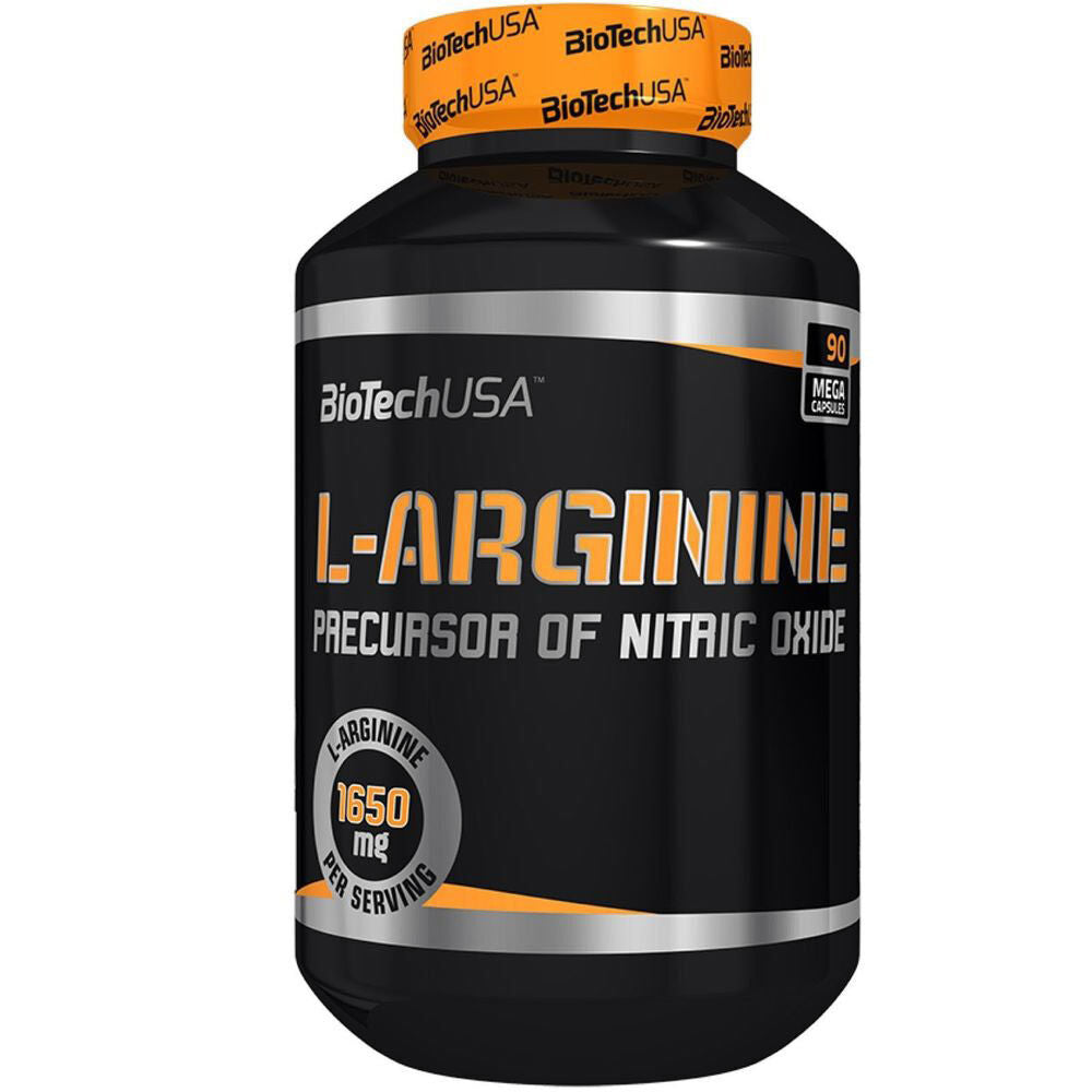 BioTech L-arginine 300/600g 90/180cap arginina stimolo produzione ossido nitrico - Punto Fitness