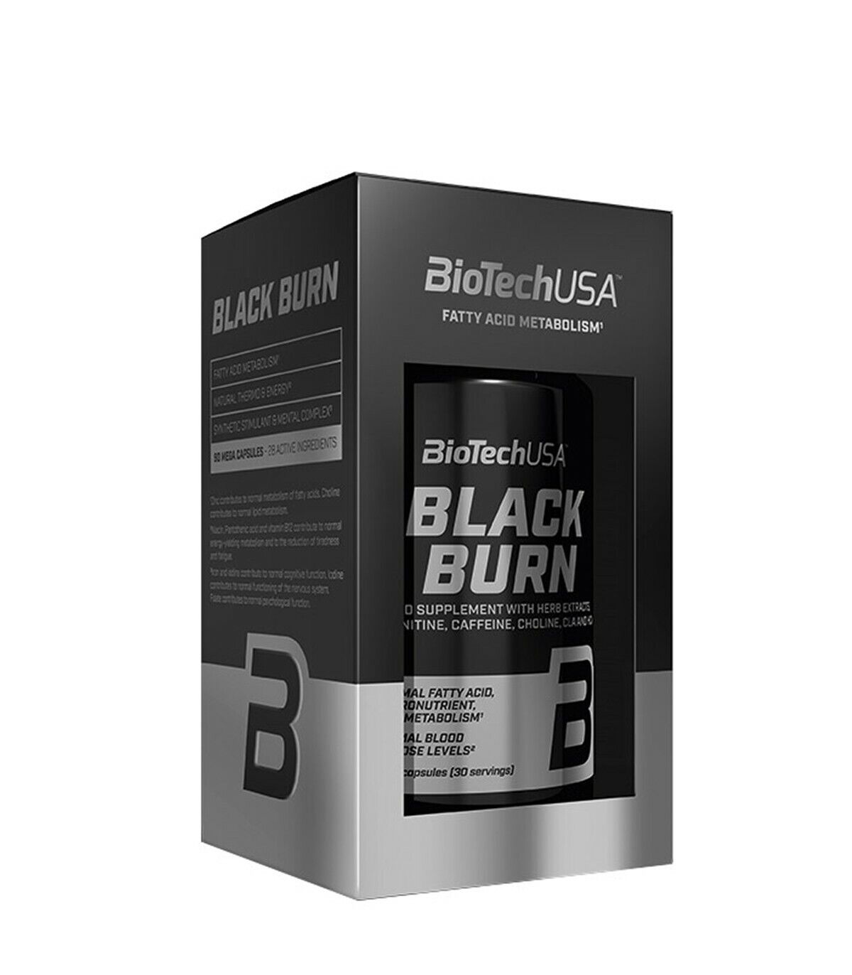 BioTechUSA BLACK BURN dimagrante 90/180/270 capsule termogenico brucia grassi - Punto Fitness