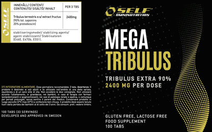 Self MEGA TRIBULUS 100/200cap tribulus terrestris ad alto contenuto di SAPONINE - Punto Fitness