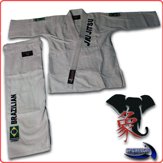 DIVISA JIU JITSU BRAZILIAN JUJITSU JUDOGI BRASILE BJJ WWE GI SUIT JUDO 140/149cm - Punto Fitness