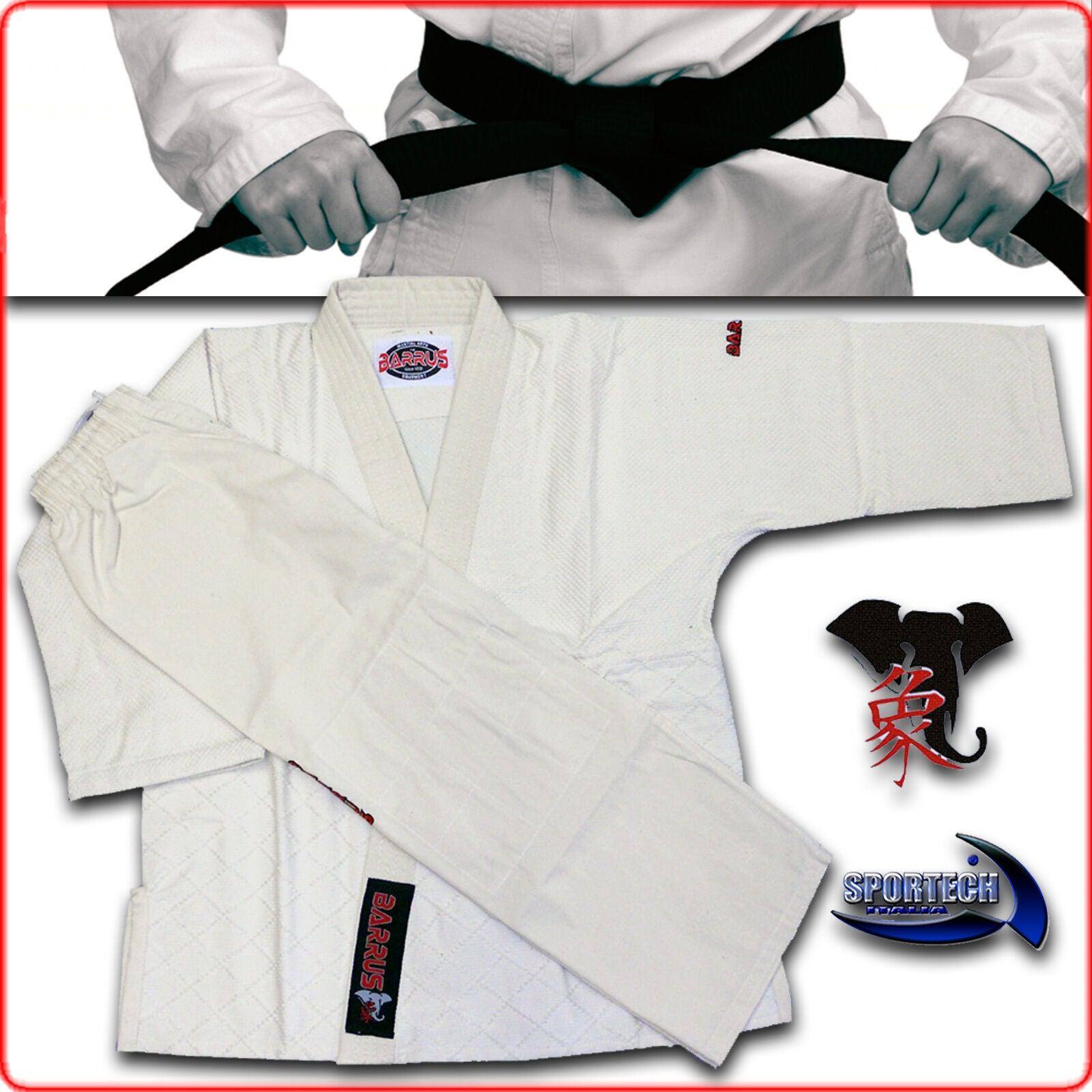 Divisa Judo Barrus Uniforme Judogi Arti Marziali Kimono bianco o canapa - Punto Fitness