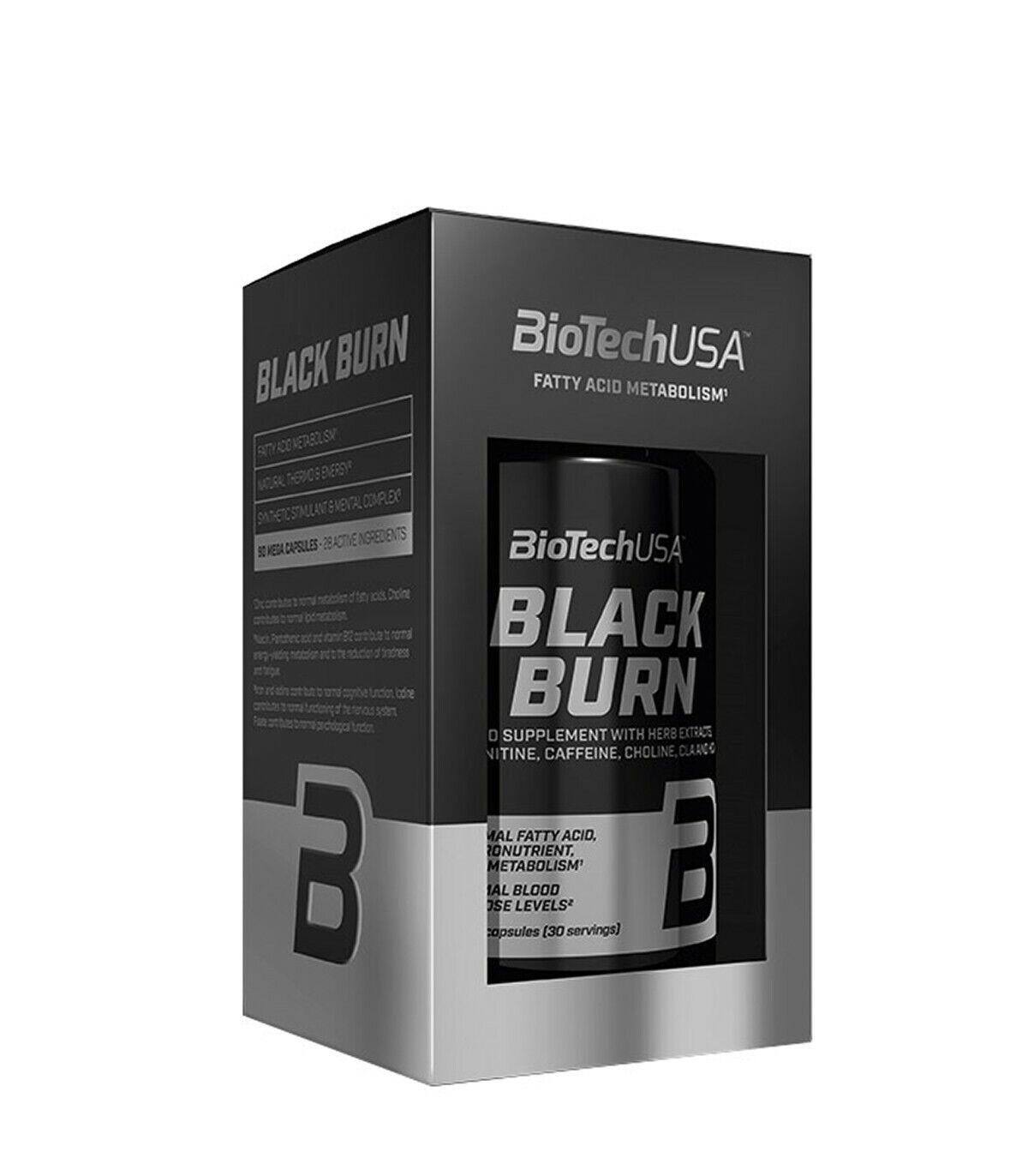 BioTechUSA BLACK BURN dimagrante in capsule termogenico brucia grassi - Punto Fitness Potenza