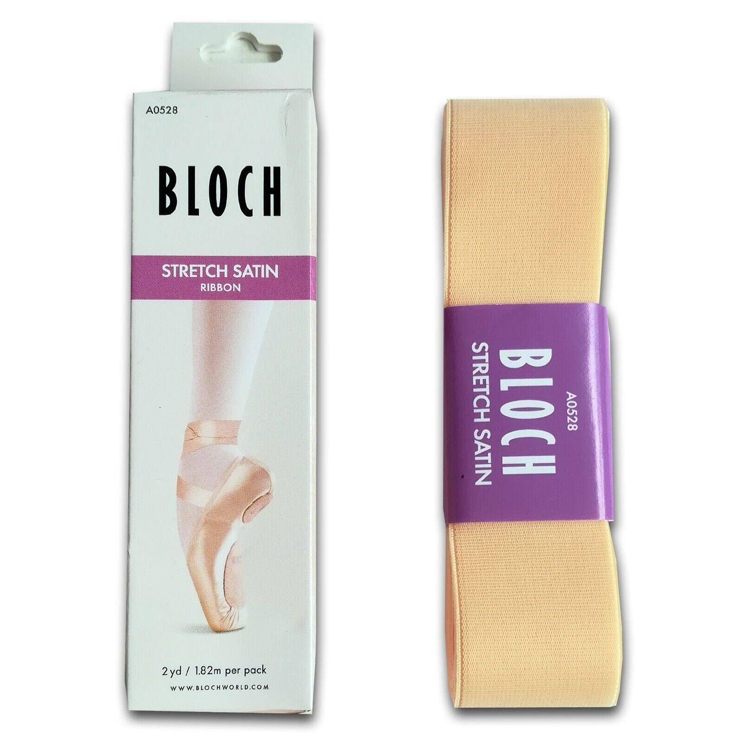 Bloch Stretch Ribbon nastri elastici per punte danza classica A0528 - Punto Fitness