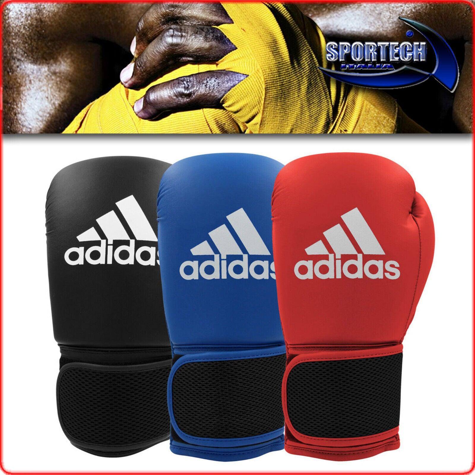 Adidas - Guantoni KickBoxing Muay Thai MMA 6-8-10-12-14 OZ | Guanti Boxe Pugilato - Punto Fitness Potenza