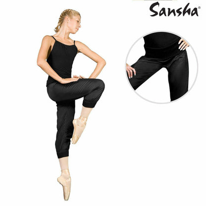 Sudorella Sansha Reid L0406N sauna sweat pants sudarella misure S-M-L col.NERO - Punto Fitness