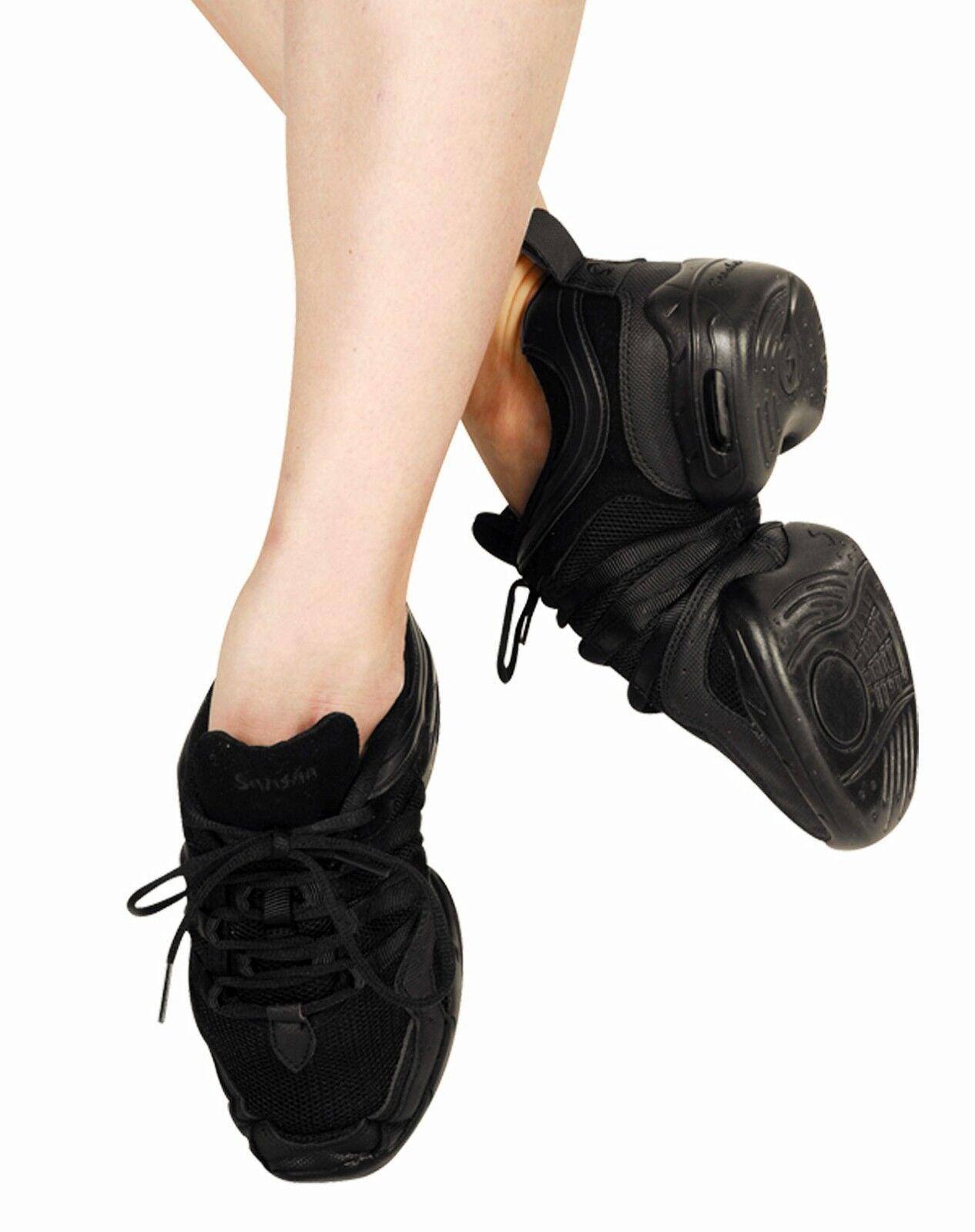 SNAKER SANSHA TUTTONERO P22M SCARPA DANZA MODERNA BALLO MODERNO CONTEMPORANEO - Punto Fitness