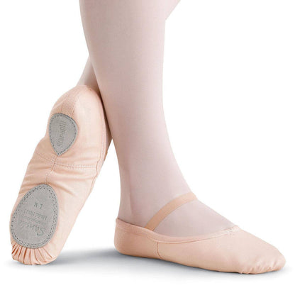 SCARPETTE DANZA CLASSICA SANSHA TUTU SPLIT 5C IN TELA MEZZEPUNTE MEZZA PUNTA - Punto Fitness