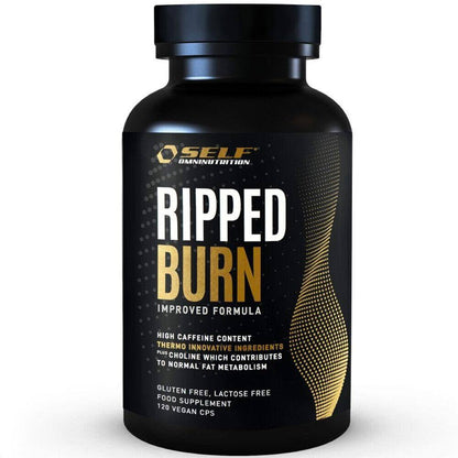 Self RIPPED BURN termogenico 120/240cps brucia grassi dimagrante perdita peso - Punto Fitness