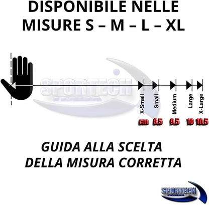 Sportech Italia - Sottoguanti Guantoni Boxe Imbottiti, Polsini Palestra per Bendaggi e Protezione Mani Ideali per Pugilato | Guanti FitBoxe, Allenamento Kickboxing, Muay Thai, MMA - Punto Fitness